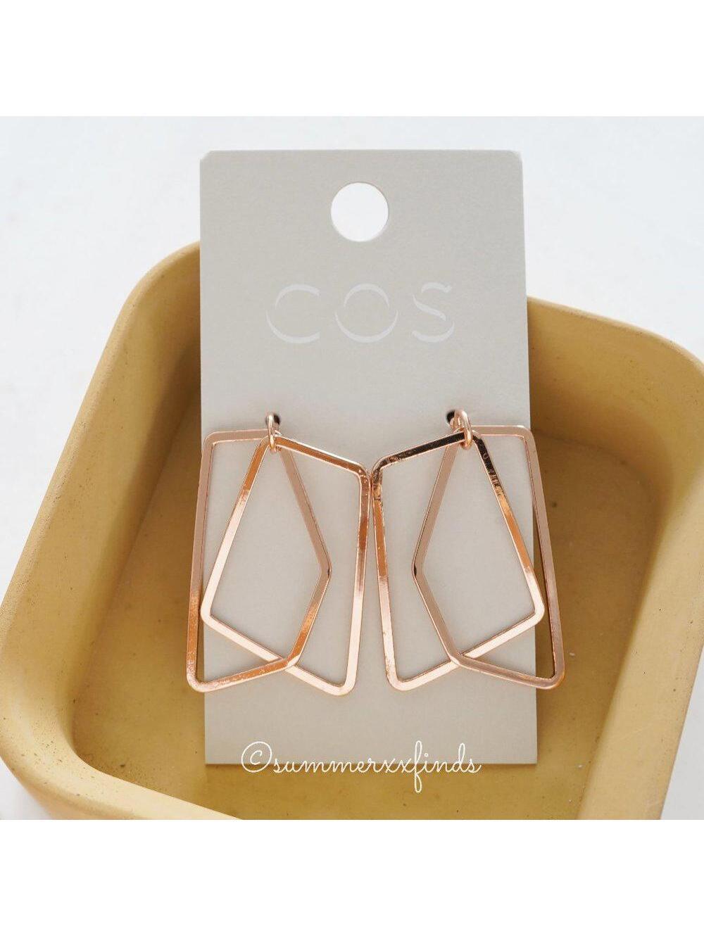 COS Irregular Shape Drop Earrings
